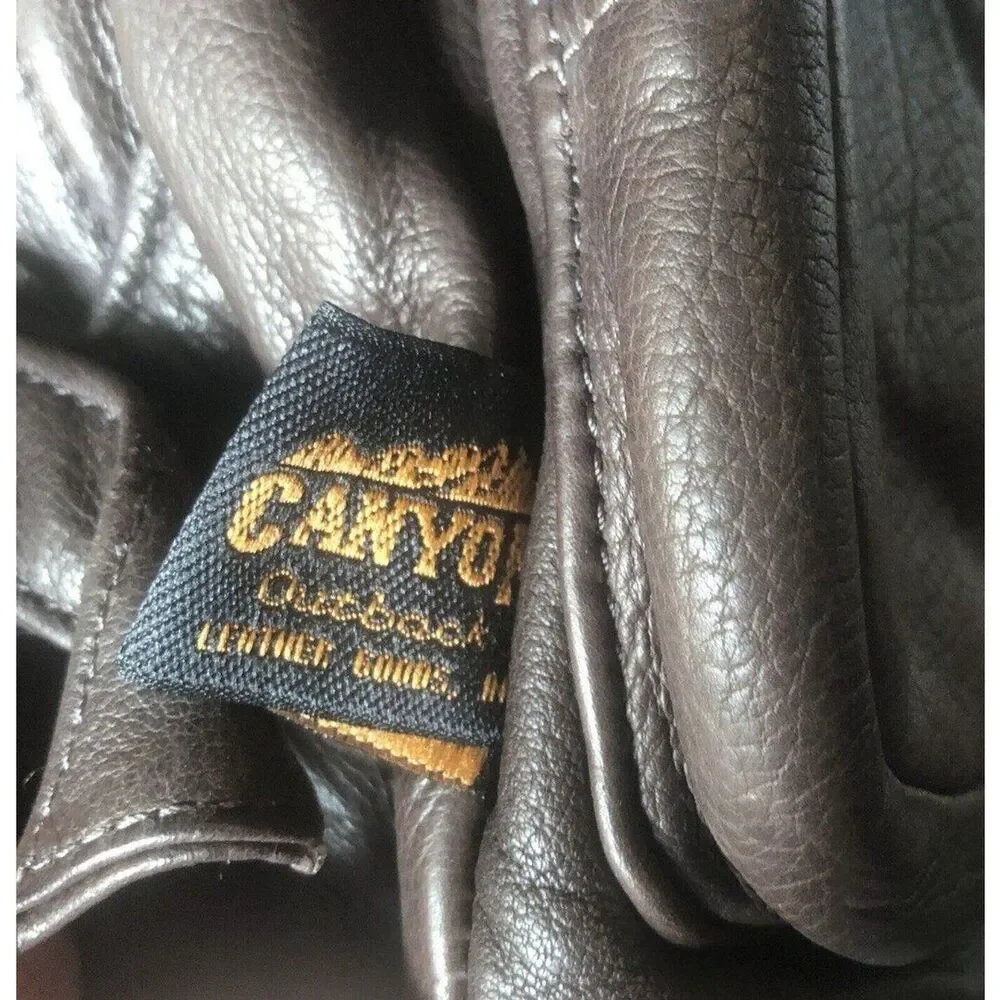 Canyon Outback Leather Goods, 'Freedom Mine' Heavyweight Bag GUC w/seam wear